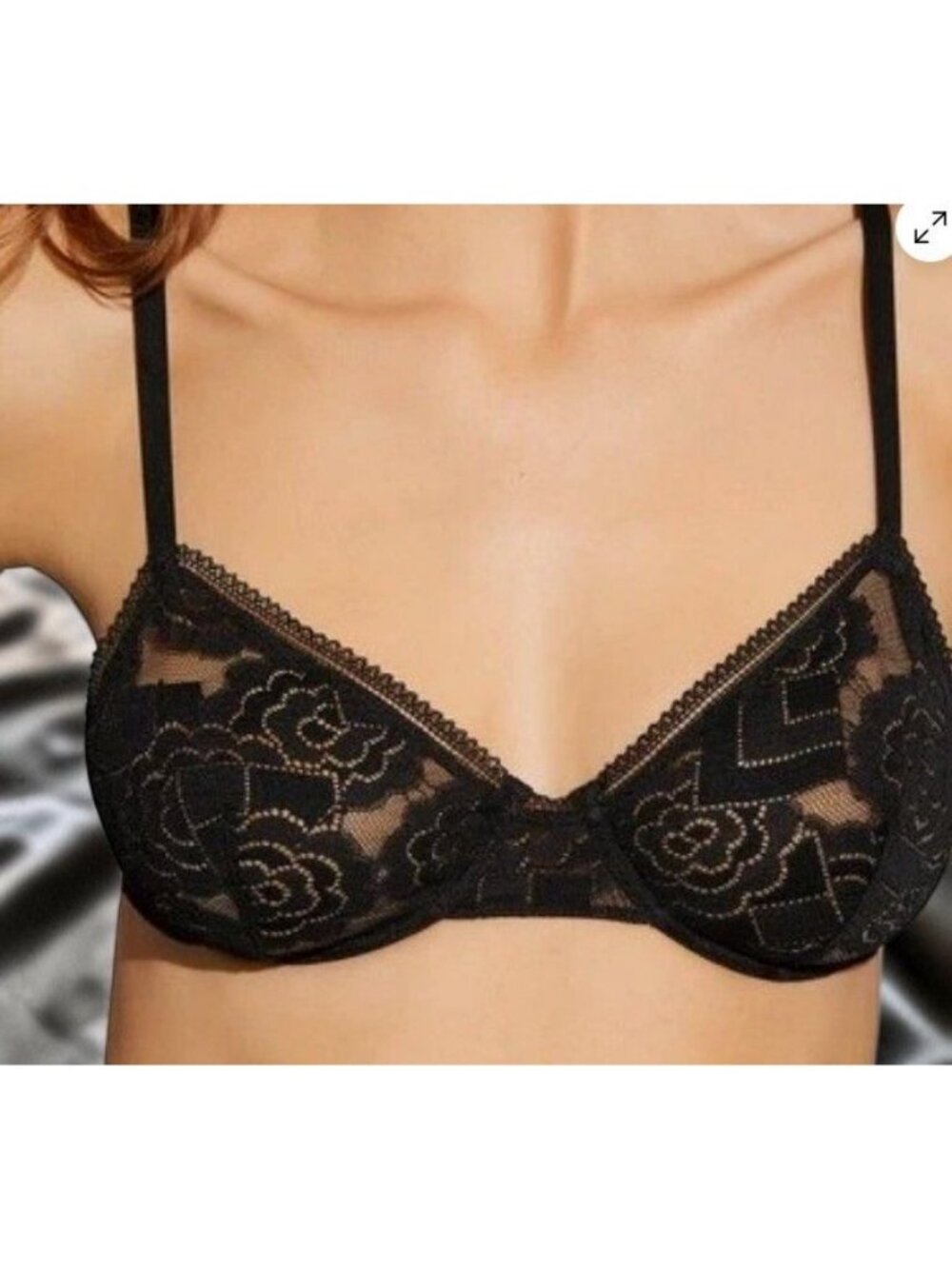 ERES ECLAT MAQU LACE BRA - NOIR 34B